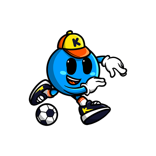 Kikoby joue au football