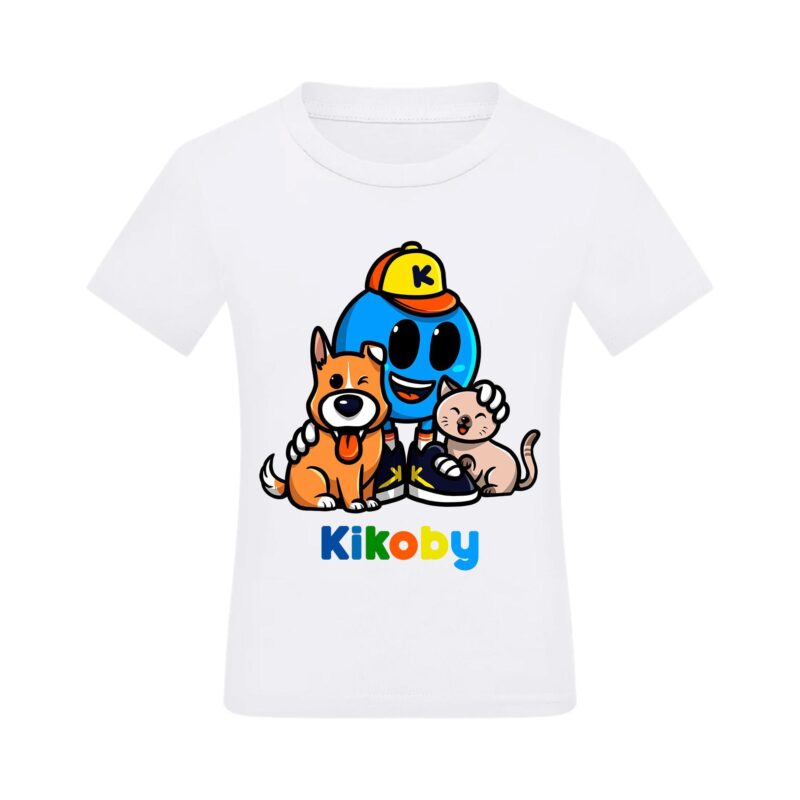 tee-shirt enfant kikoby aime les animaux