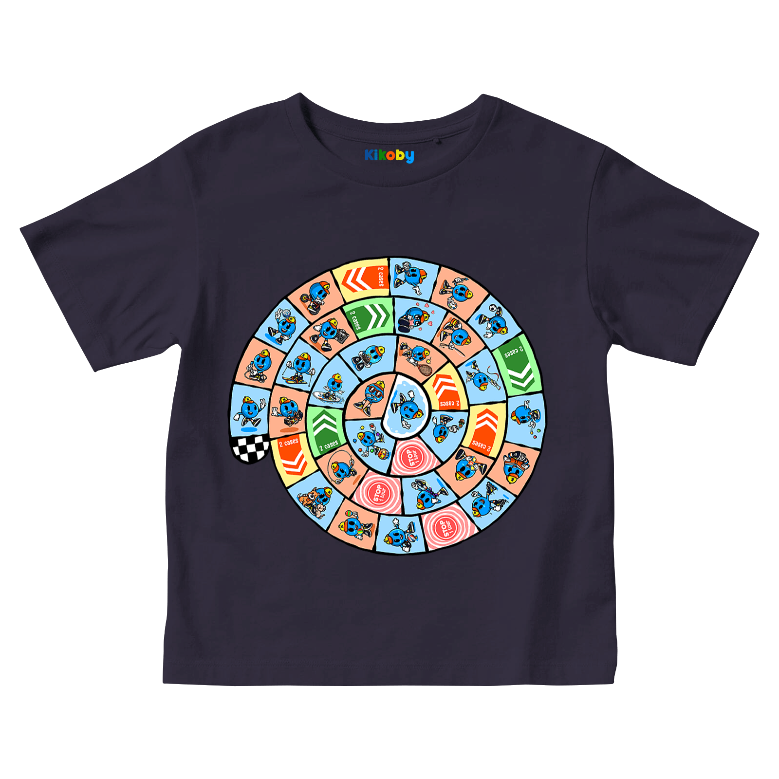 T-shirt_bleu-marine_Kikoby_game