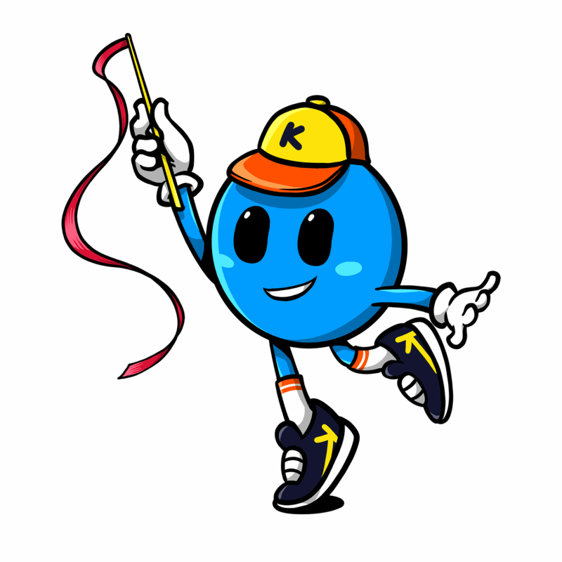 Kikoby fait de la gymnastique