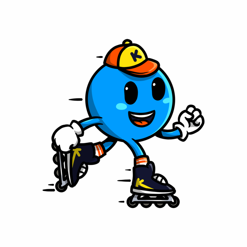 Kikoby fait du roller