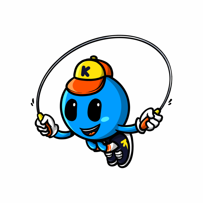 Kikoby saute à la corde