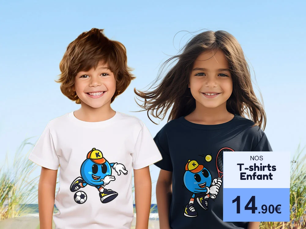 t-shirt enfant kikoby