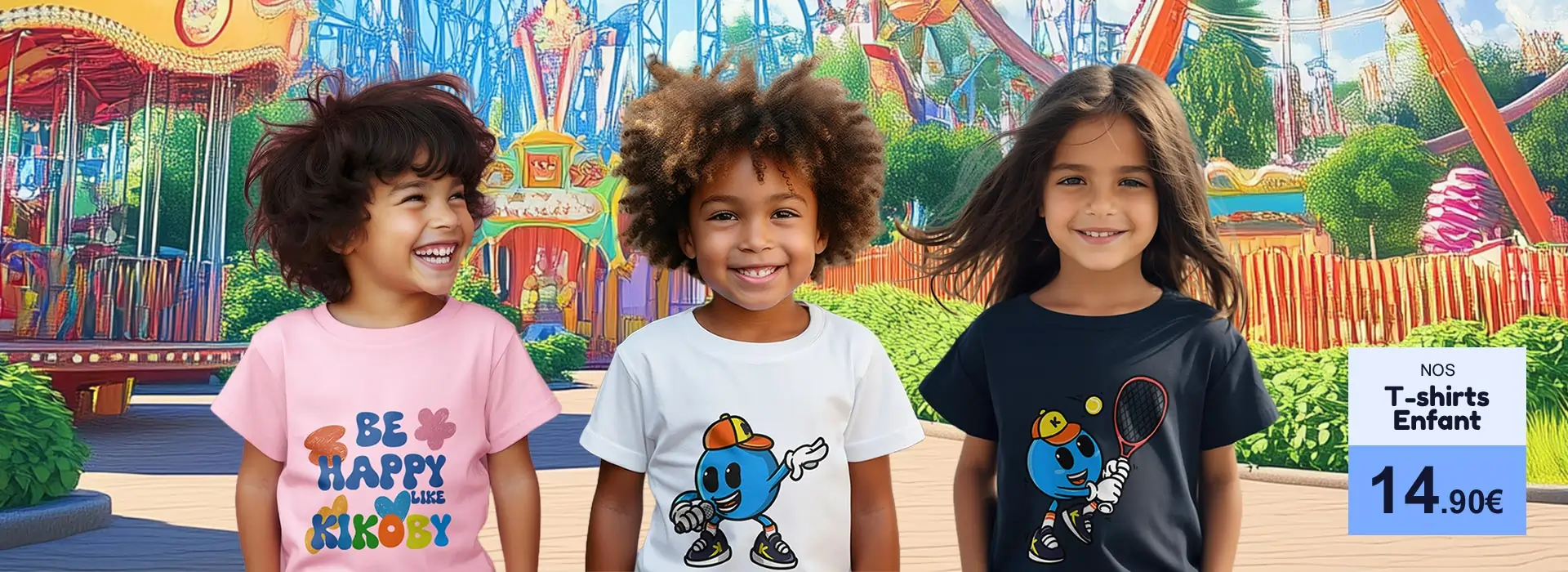 t-shirt enfant kikoby