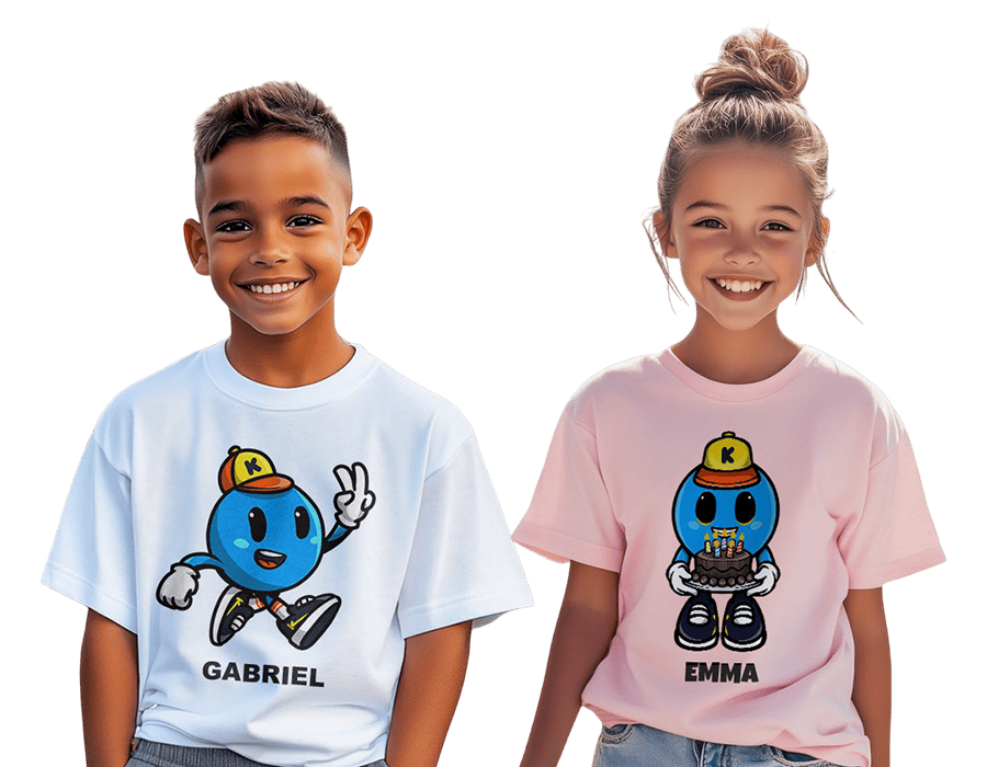 T-shirt personnalisé Kikoby