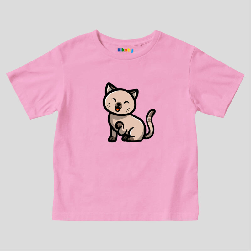 T-shirt Enfant Kikocat - Rose