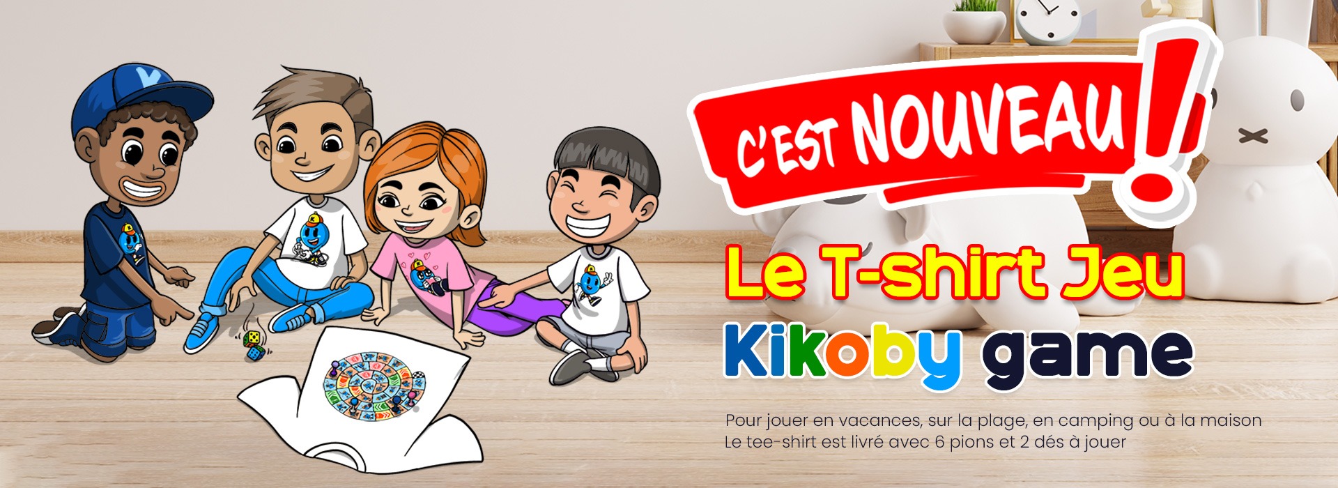 t-shirts jeu kikoby game