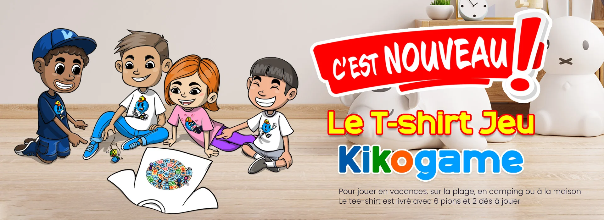 t-shirts jeu kikogame