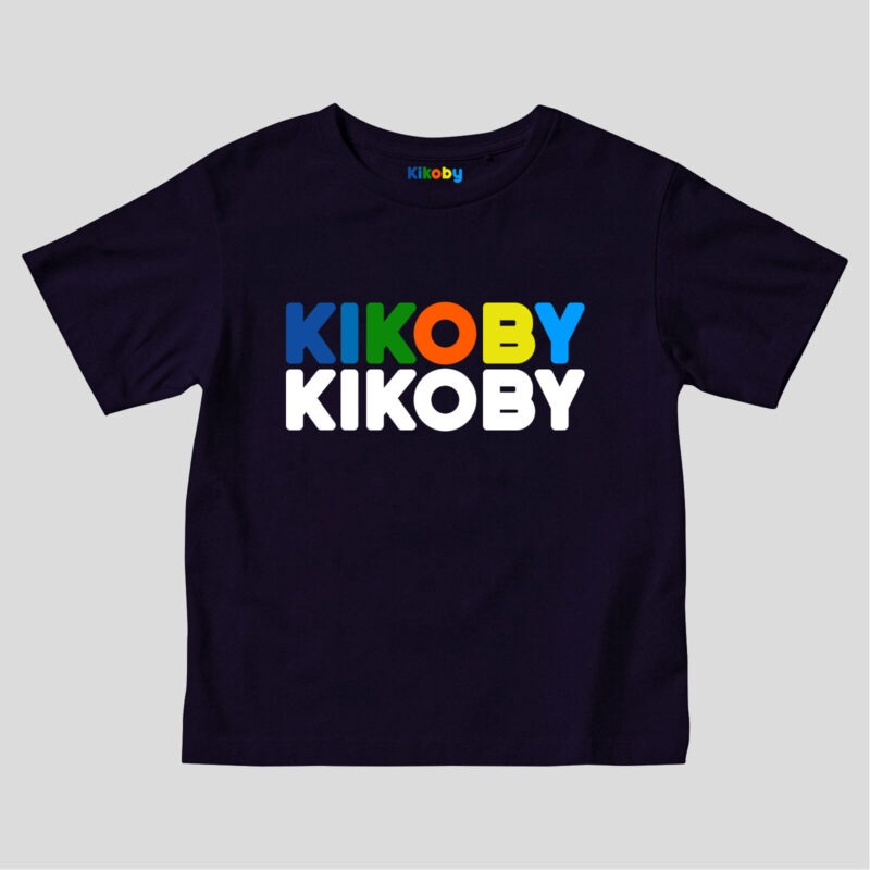 T-shirt Enfant Kikoby - Bleu marine