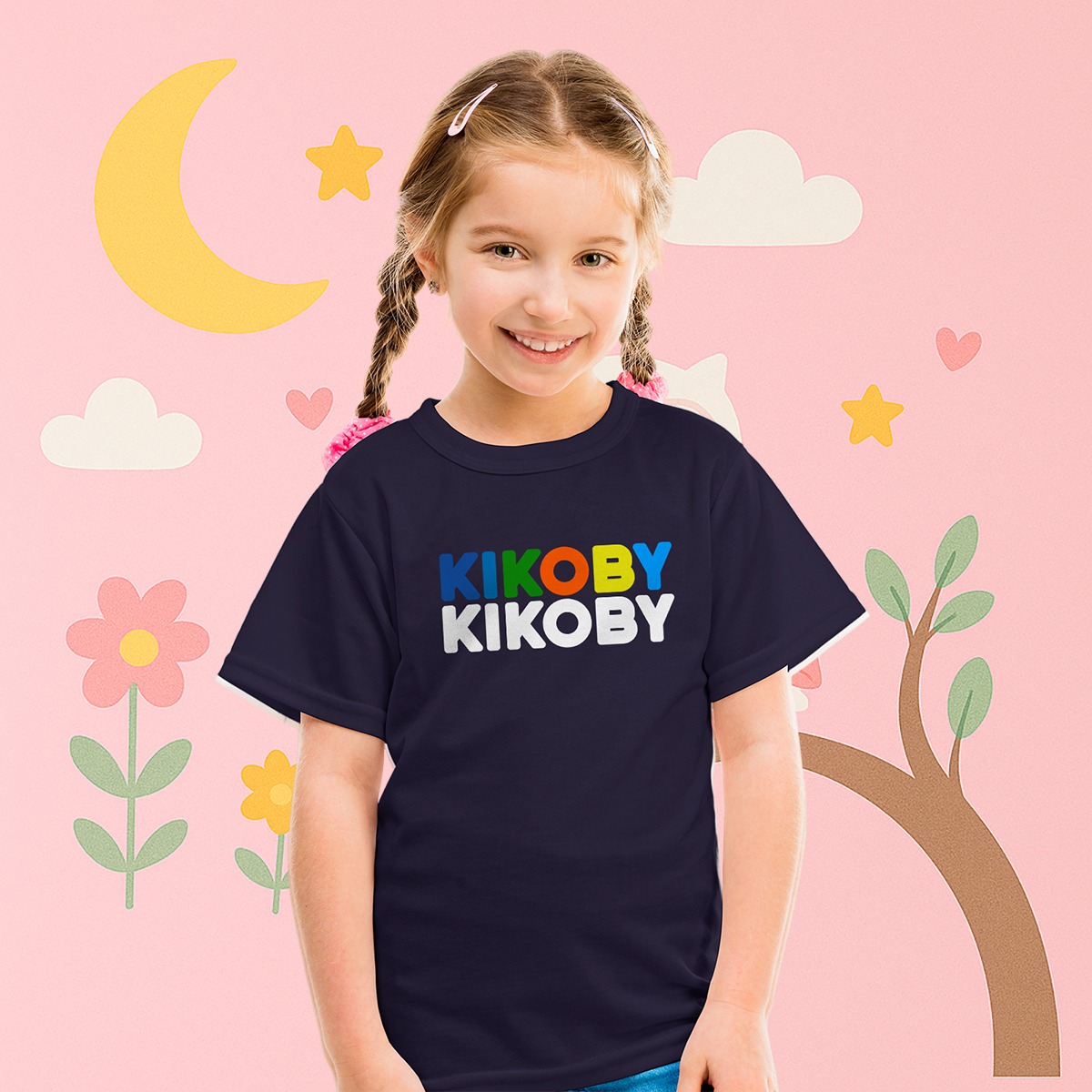 T-shirt enfant Classic bleu marine